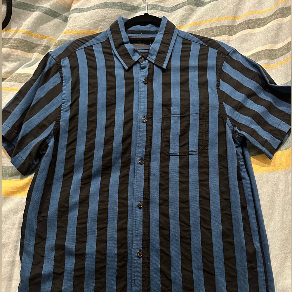 Scotch and Soda vertical striped polo